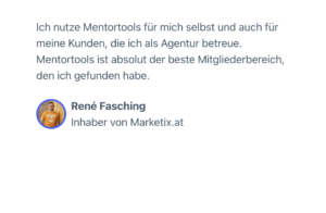 Mentortools Kundenstimmen