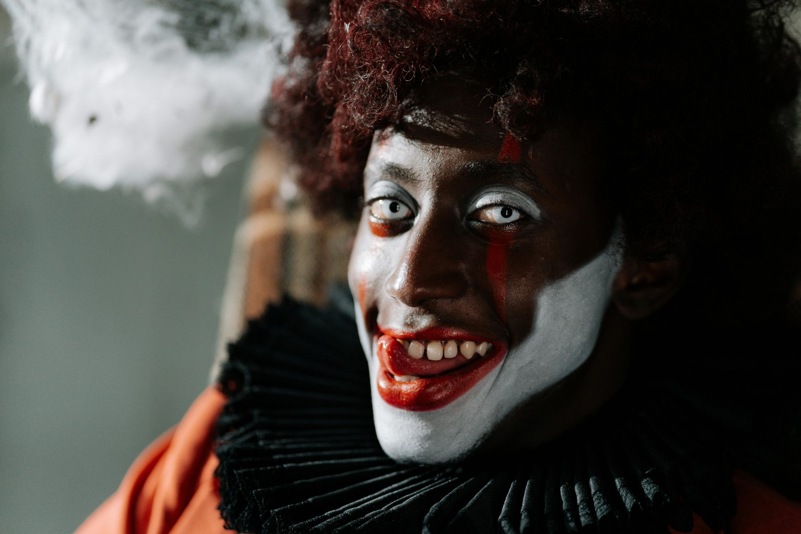 Kostenloses Stock Foto zu afro-haar, böse, clown