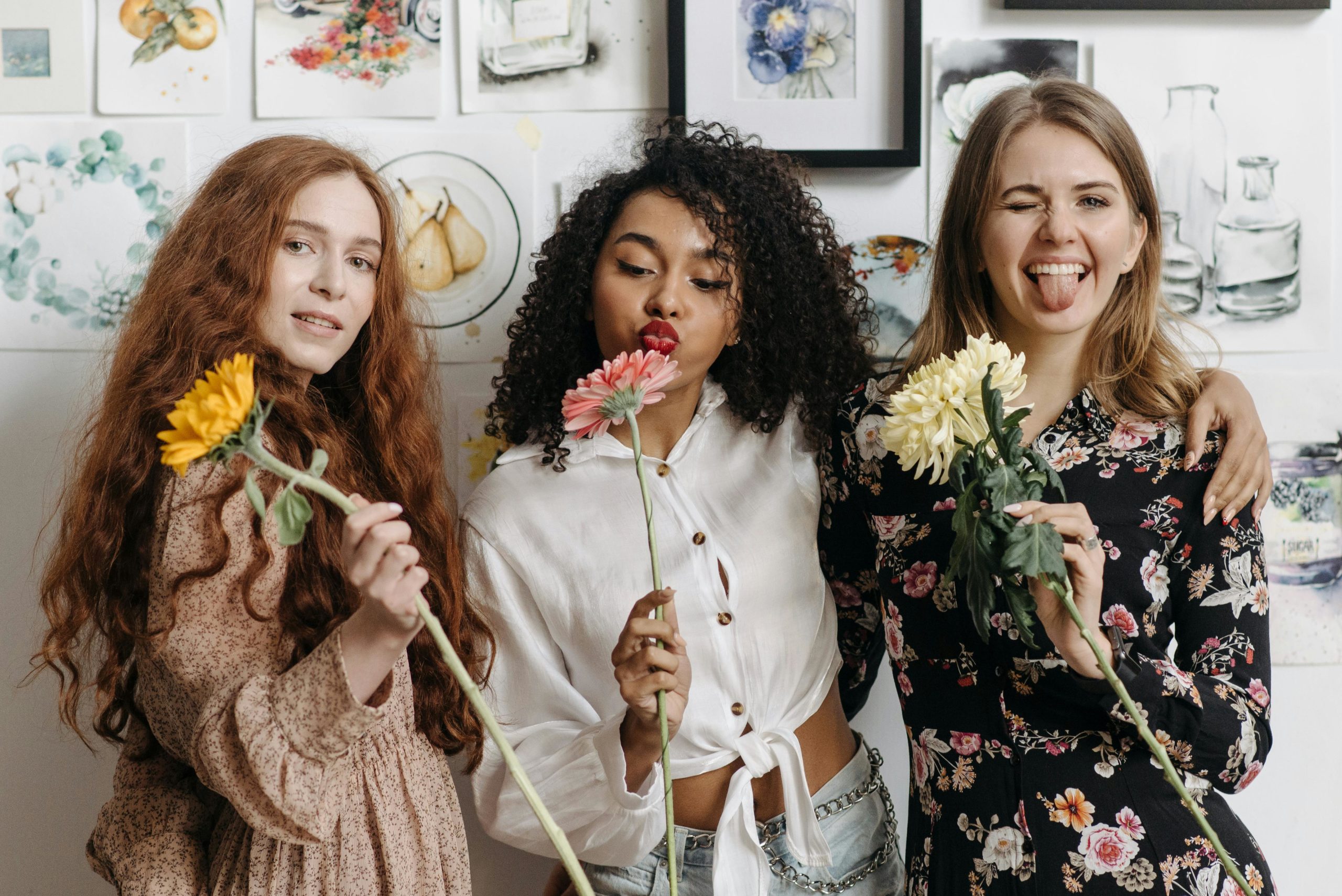 Kostenloses Stock Foto zu blumen, drinnen, fashion